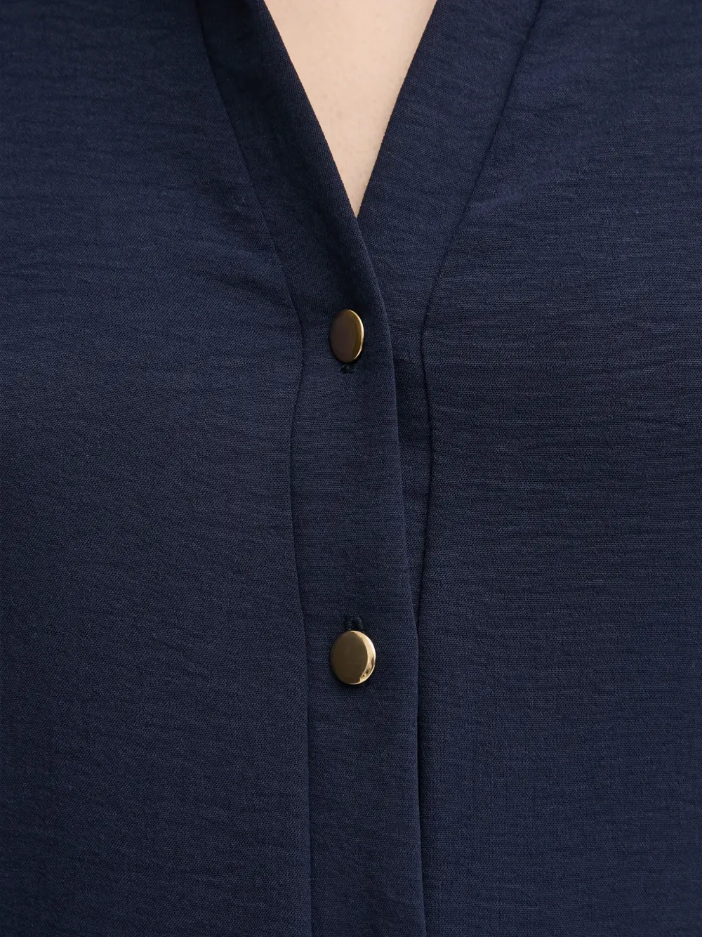 Morgan Rdinar jurk met lange mouwen en knopen Blauw