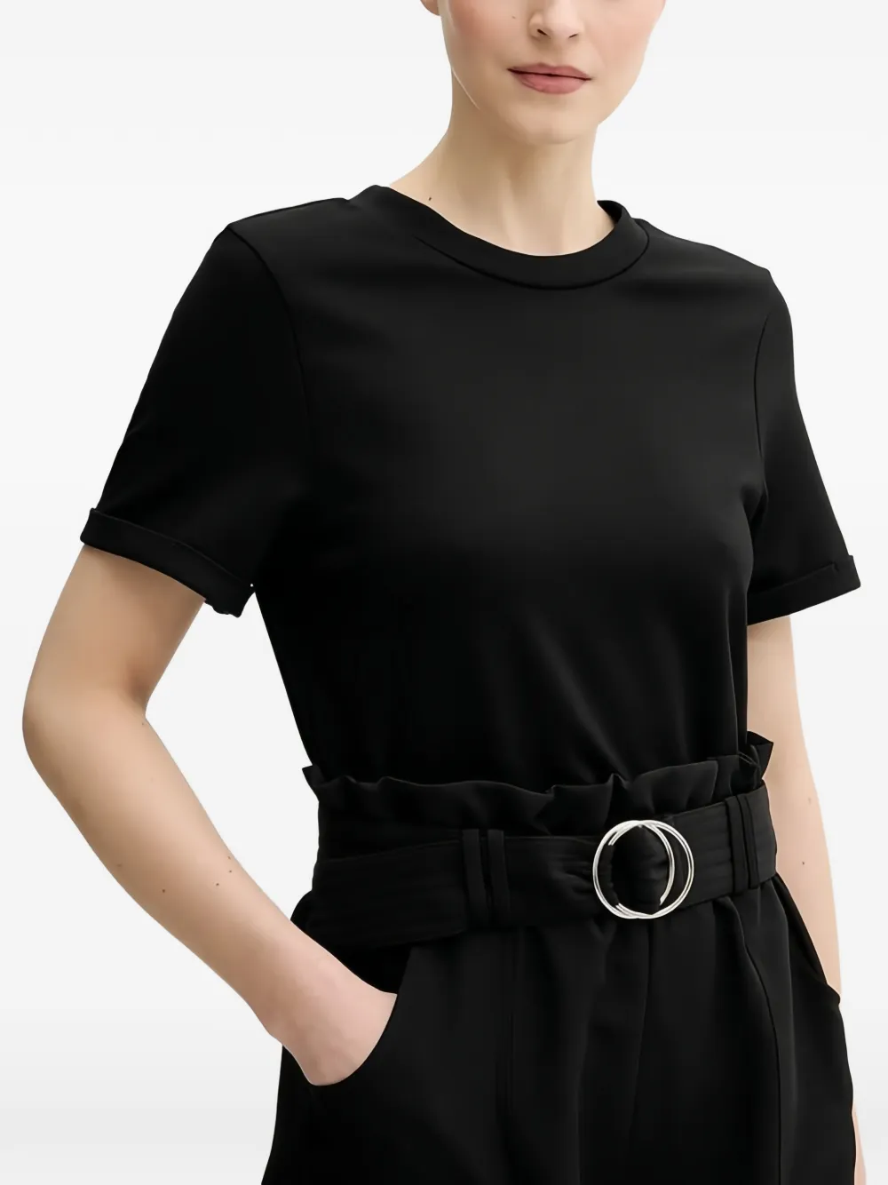 Morgan Playsuit met ceintuur Zwart