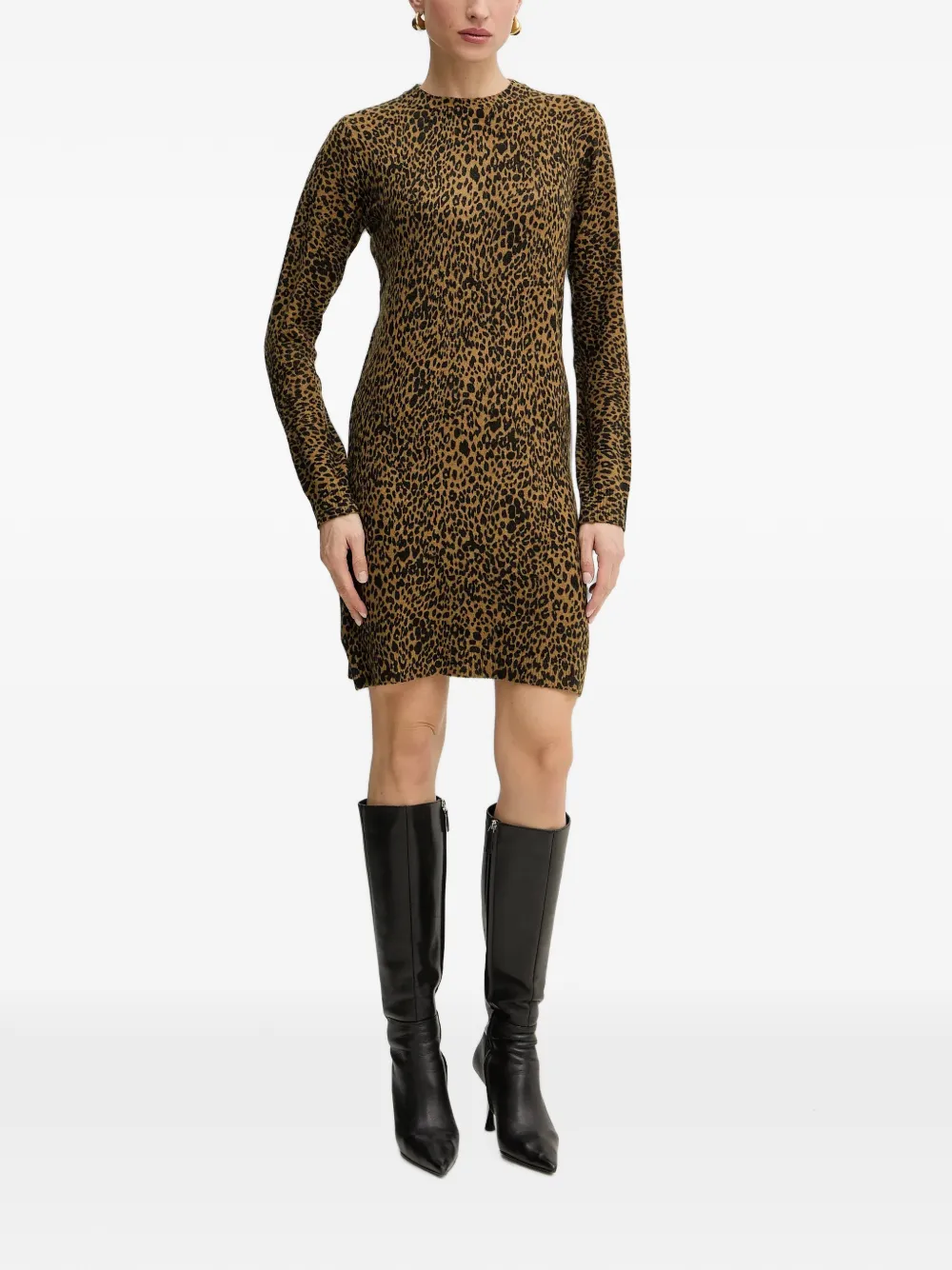 Morgan animal-print mini dress Bruin