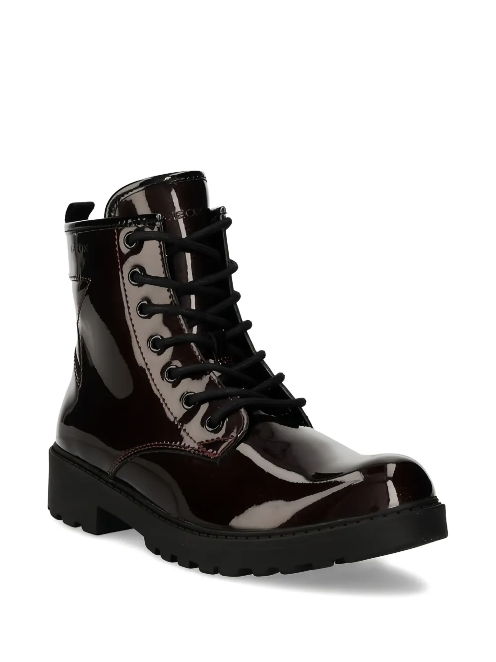 Geox Kids Casey lace-up boots Rood