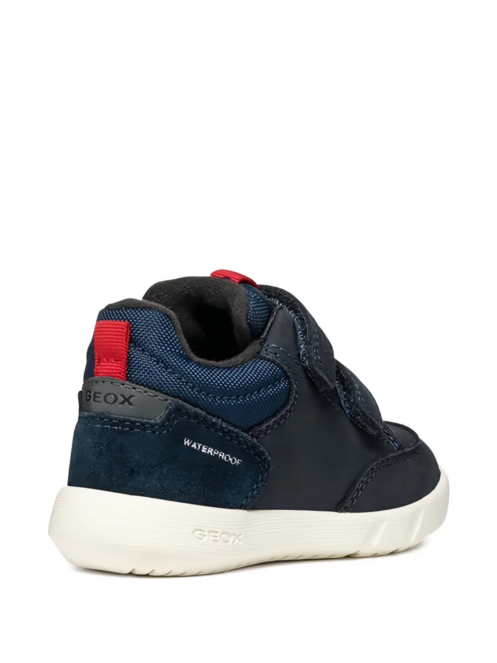 Geox Kids strap detail sneakers Blauw
