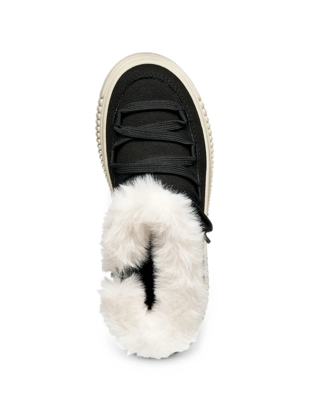 Geox Kids Veterlaarzen met imitatiebont Zwart