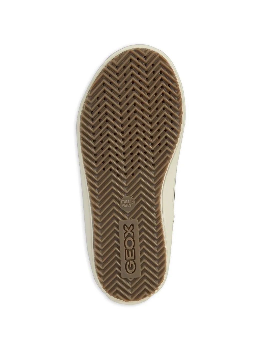 Geox Kids Sneakers met sterrenprint Bruin