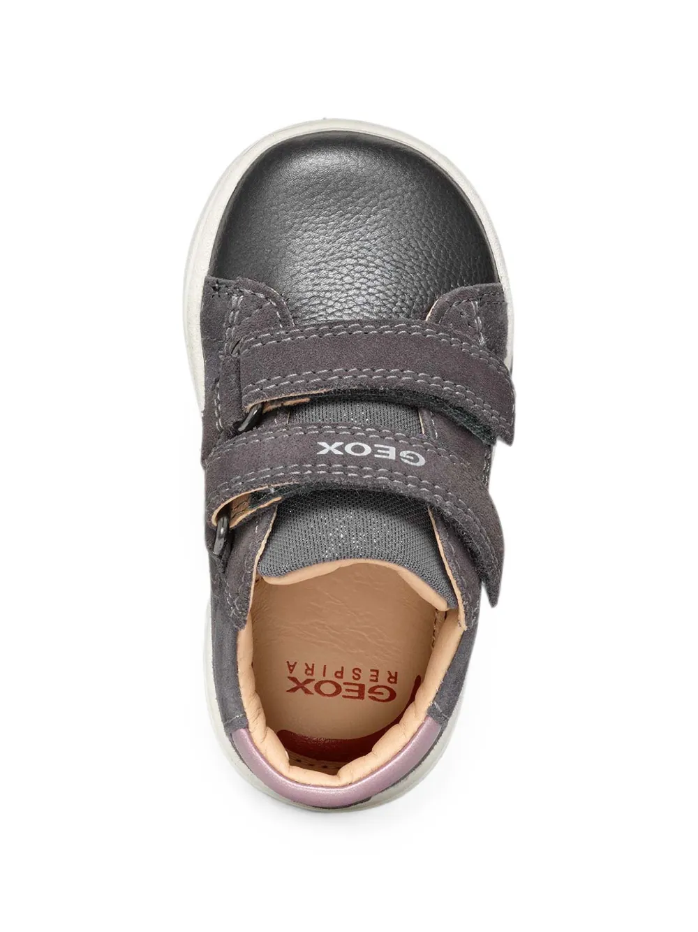 Geox Kids Biglia star-print touch-strap sneakers Bruin