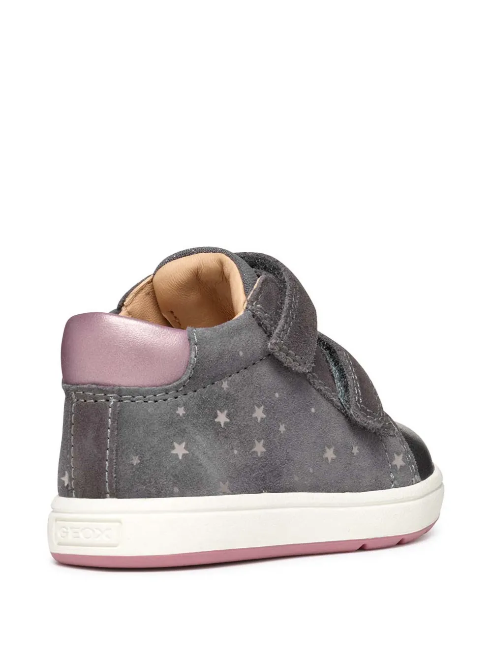 Geox Kids Biglia star-print touch-strap sneakers Bruin