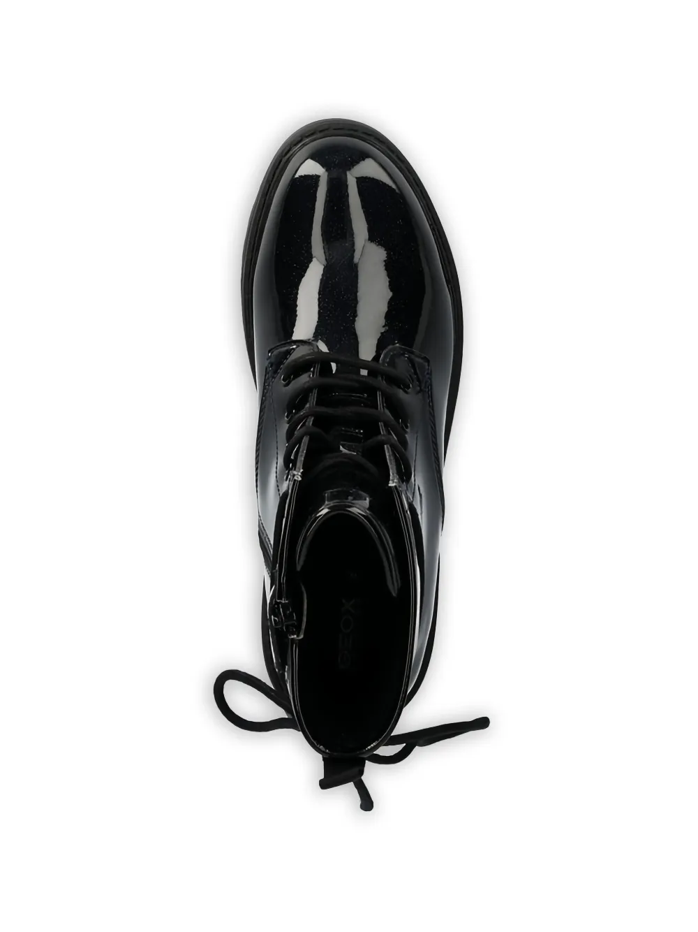 Geox Kids lace-up boots Zwart