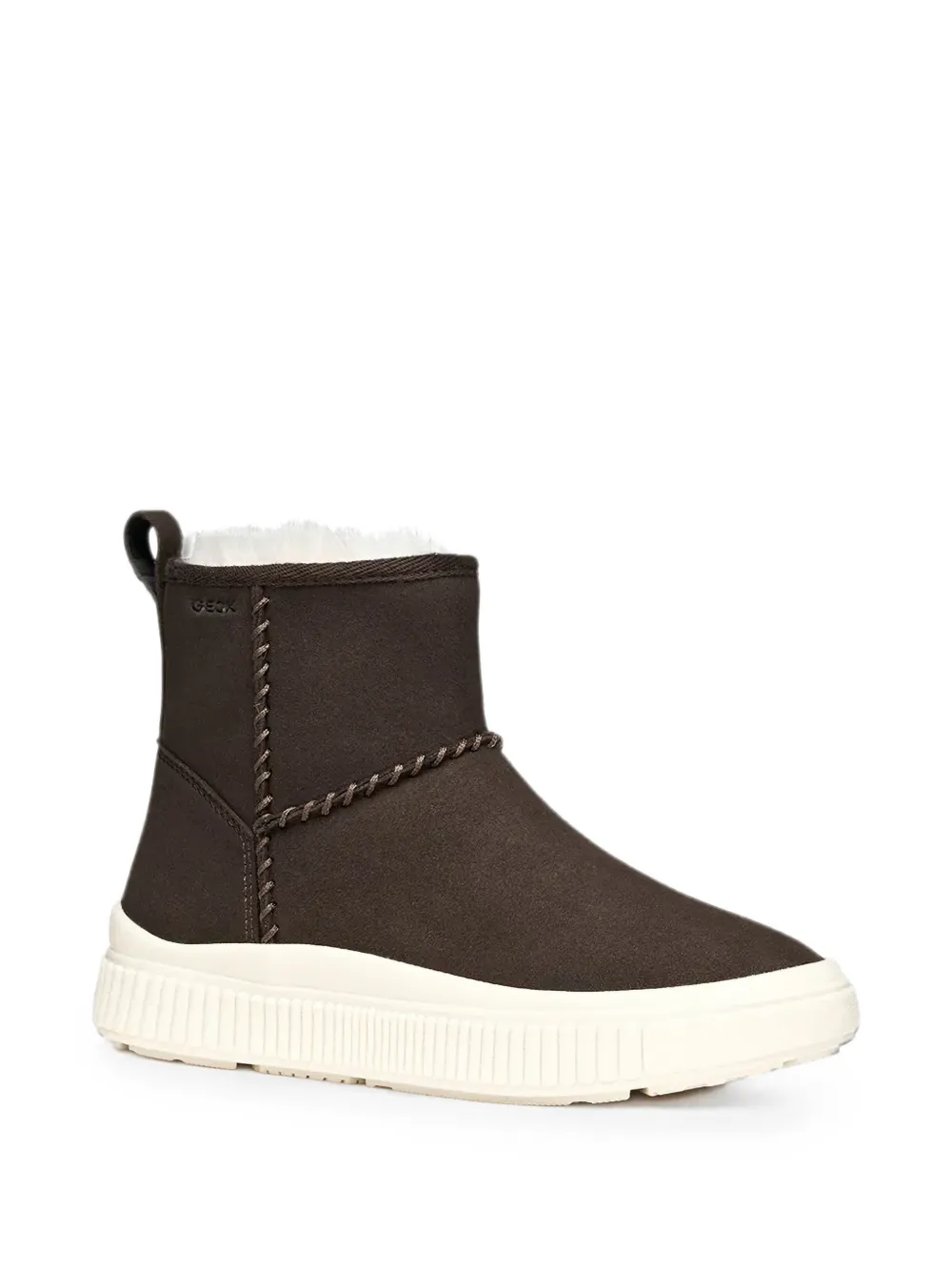 Geox Kids Stivali Laquinny in pelliccia sintetica - Marrone