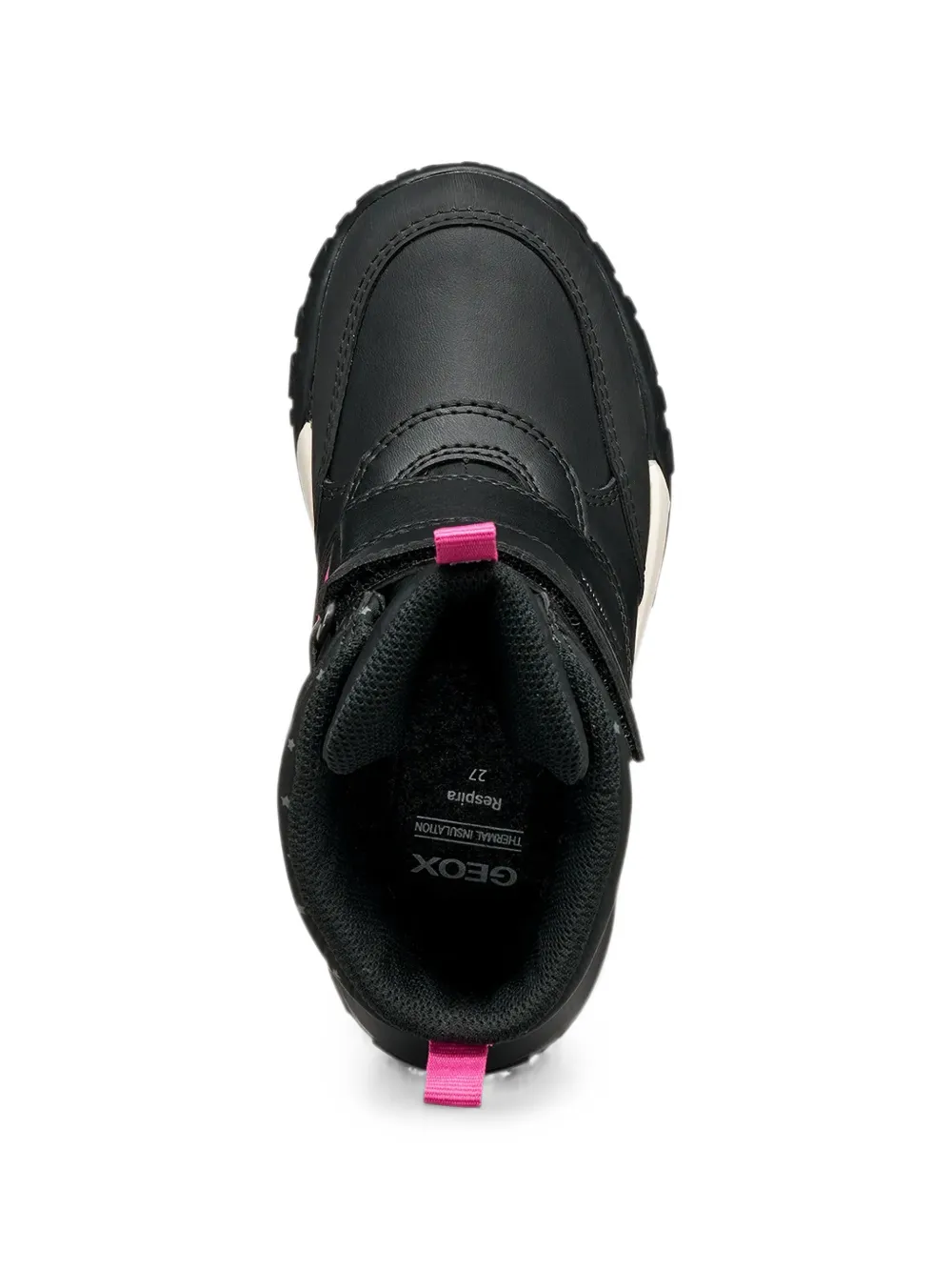 Geox Kids Trekkyup Abx laarzen met klittenband Zwart