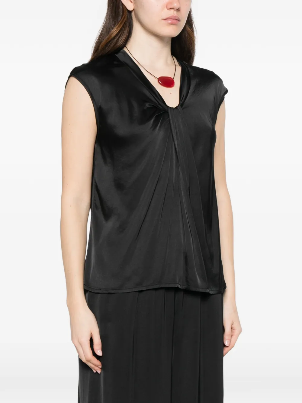  Dixie Blusa Sin Mangas - Negro 