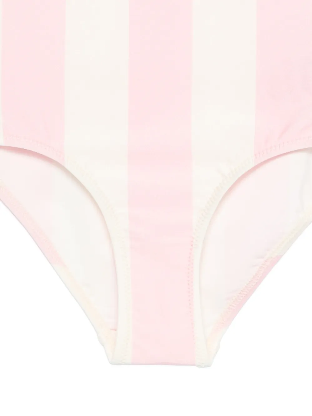  Konges Sløjd Pomia Striped Graphic Swimsuit - Neutrals 