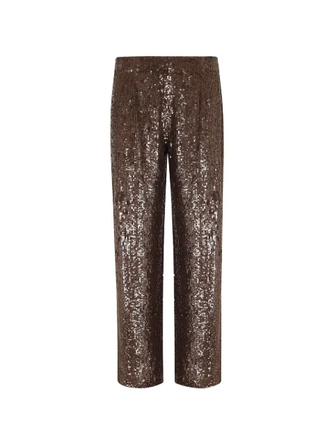 P.A.R.O.S.H. pantalones bordados con lentejuelas