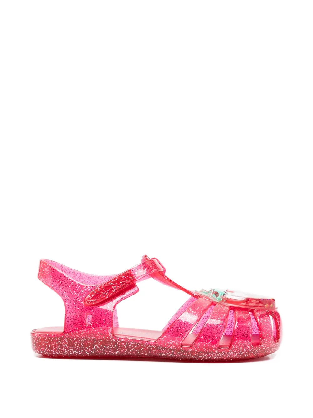 Konges Sløjd Sandali con applicazione - Rosa