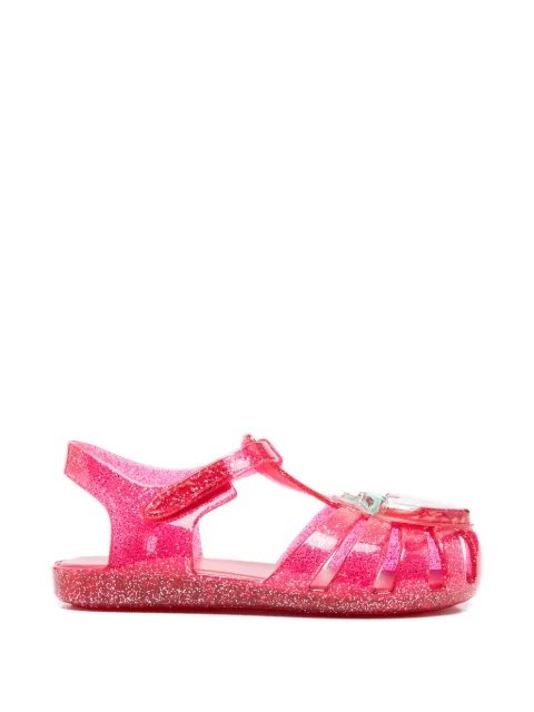 Konges Sløjd strawberry-appliqué sandals