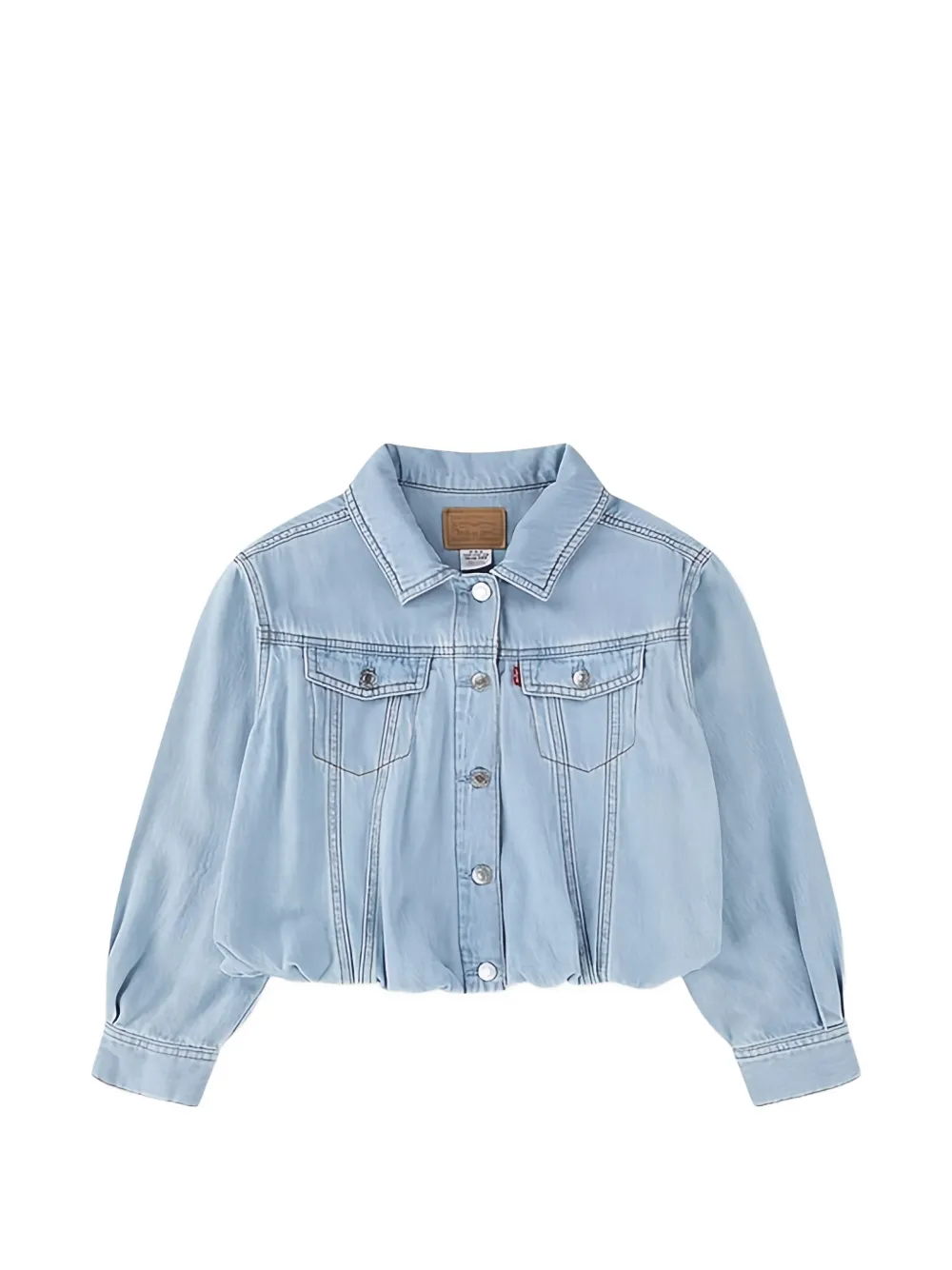 Levi's Kids button flap pocket jacket - Blu