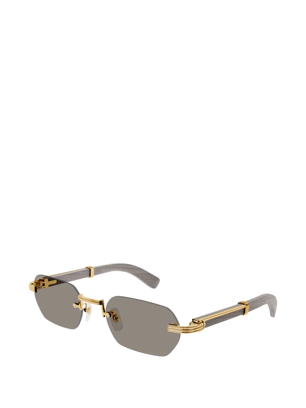  Cartier Eyewear Ct0362s Sunglasses - Gold 