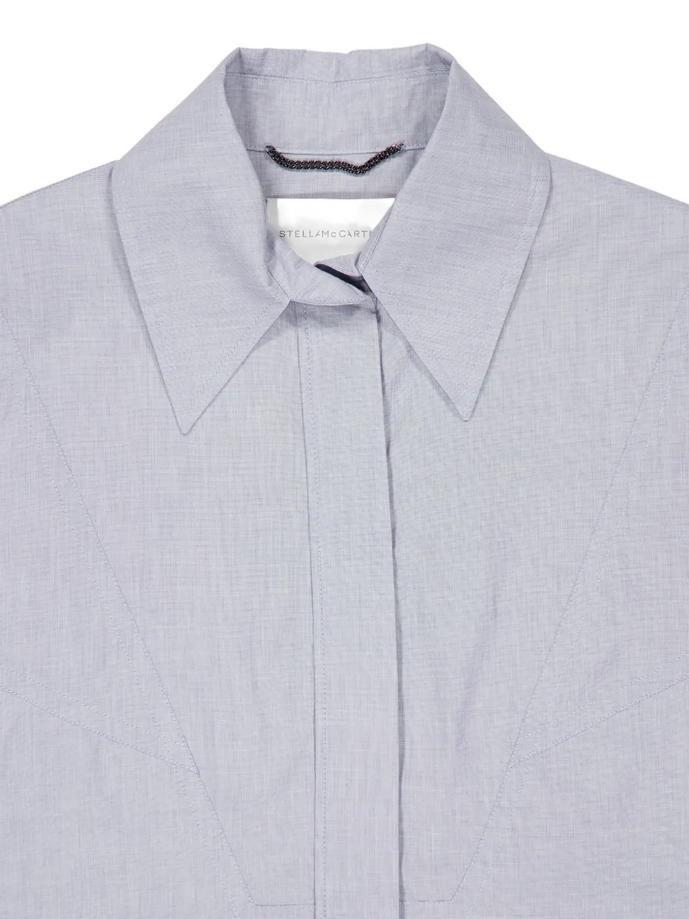 Stella McCartney Katoenen shirtjack Blauw