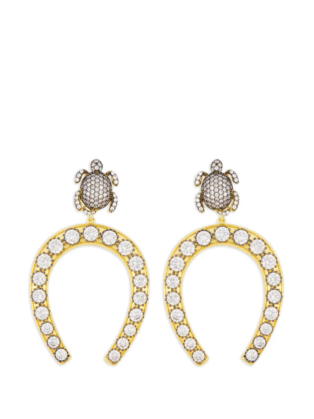 Begüm Khan Serdarino royal ascot earrings - Gold