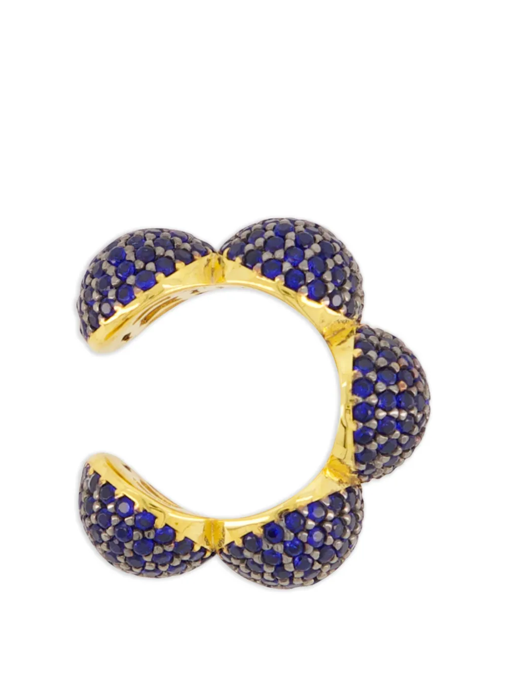  Begüm Khan Maharani Encrusted Ear Cuff - Gold 