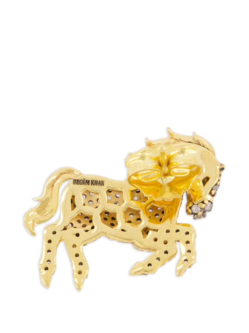  Begüm Khan My Little Pony Crystal-embellishment Left Ear Earrings - Gold 