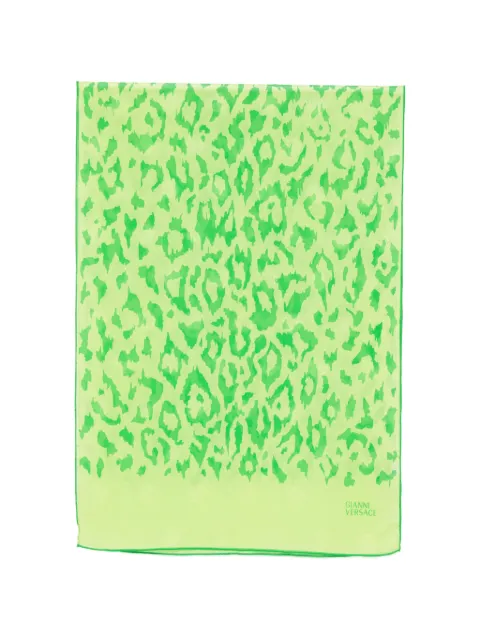 Versace Pre-Owned 1990s animalier silk scarf