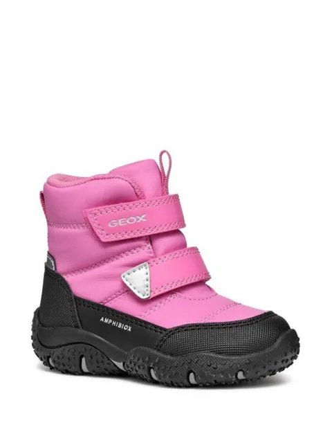 Geox Kids strap padded boots