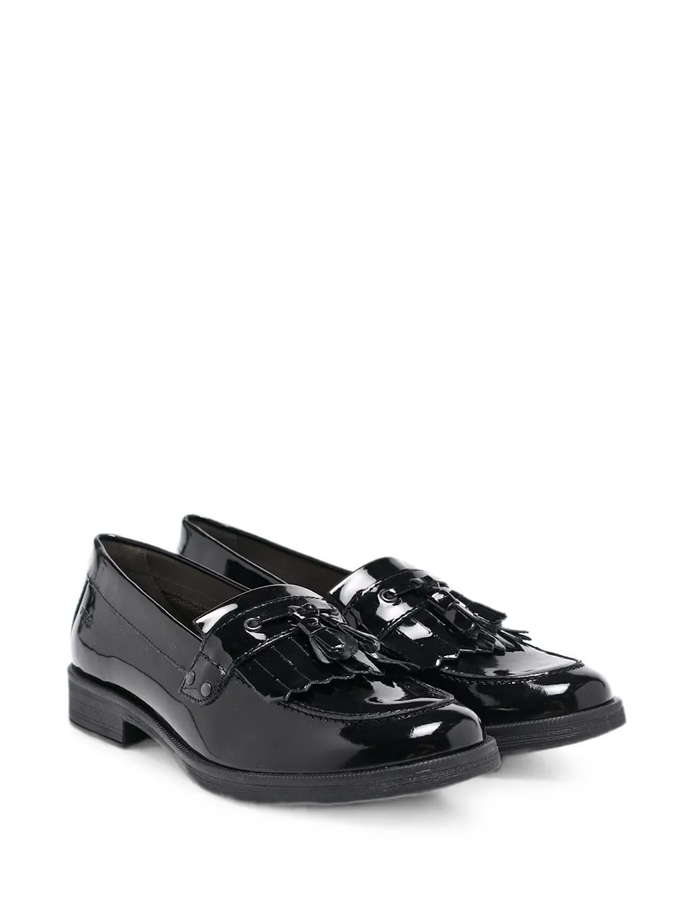 Geox Kids tassel-detail loafers - Nero
