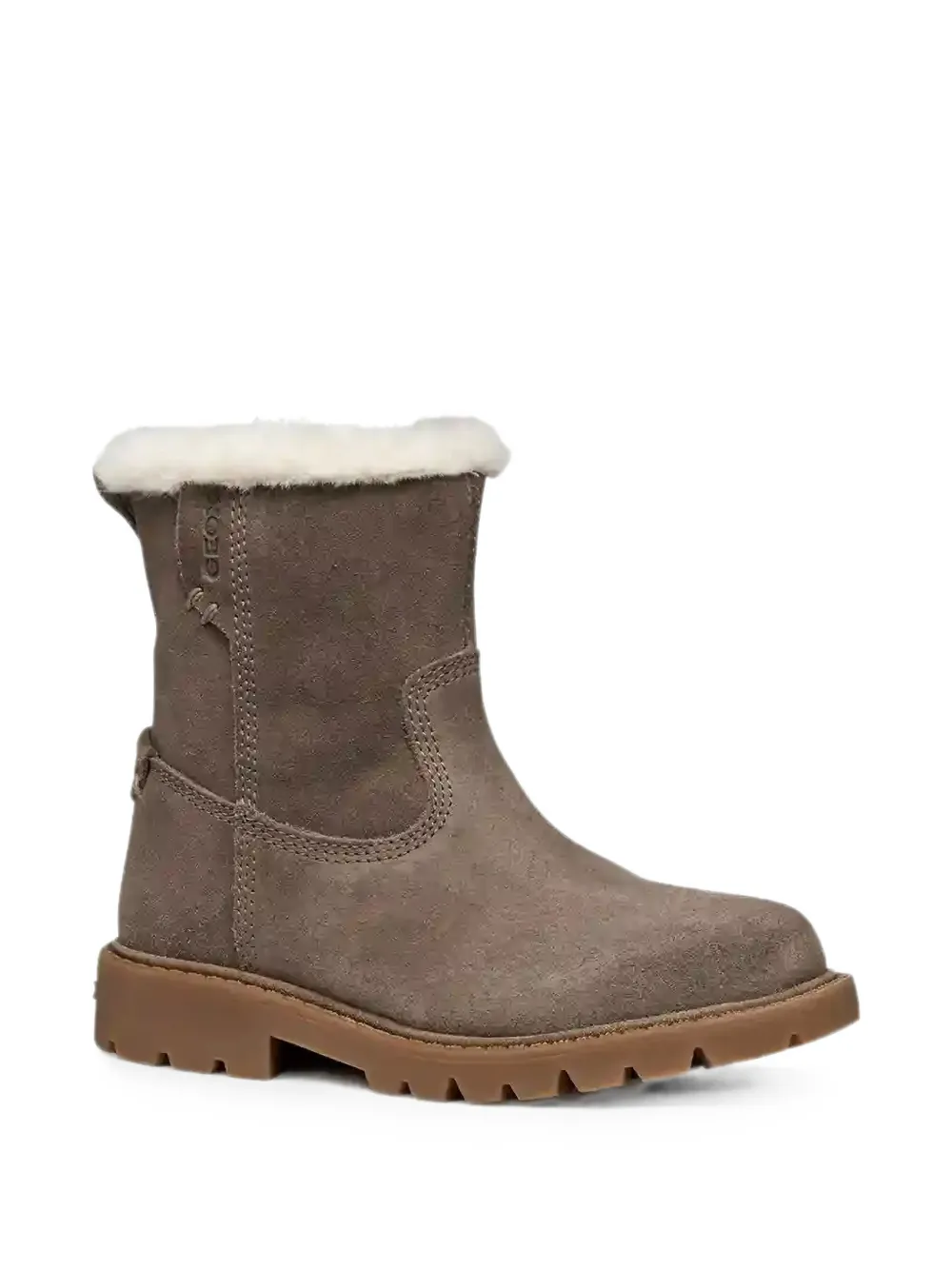 Geox Kids Shaylax shearling-trim ankle boots Bruin