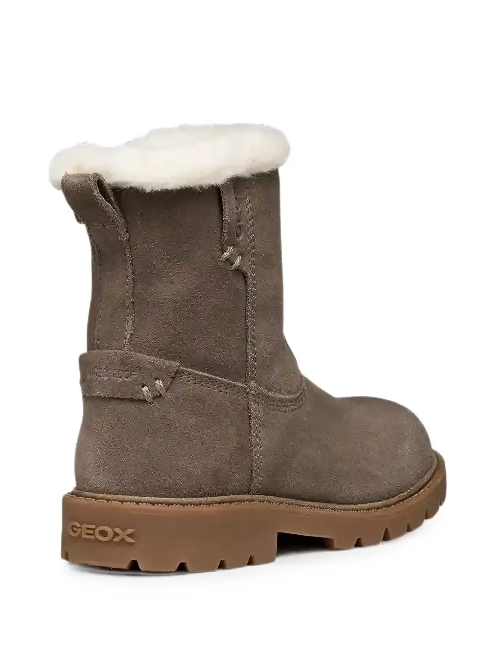 Geox Kids Shaylax shearling-trim ankle boots Bruin