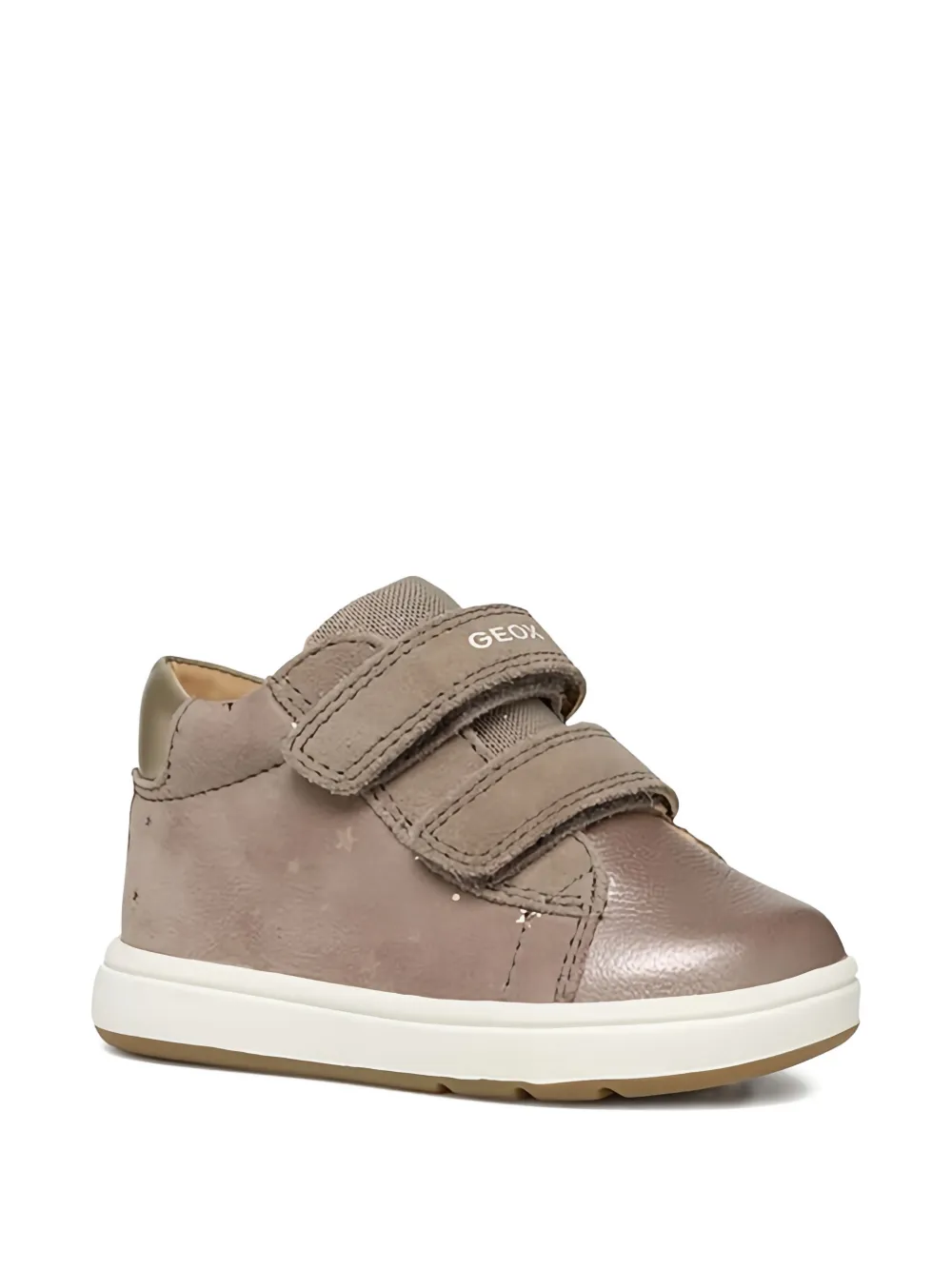 Geox Kids star appliqué strap boots - Neutrals