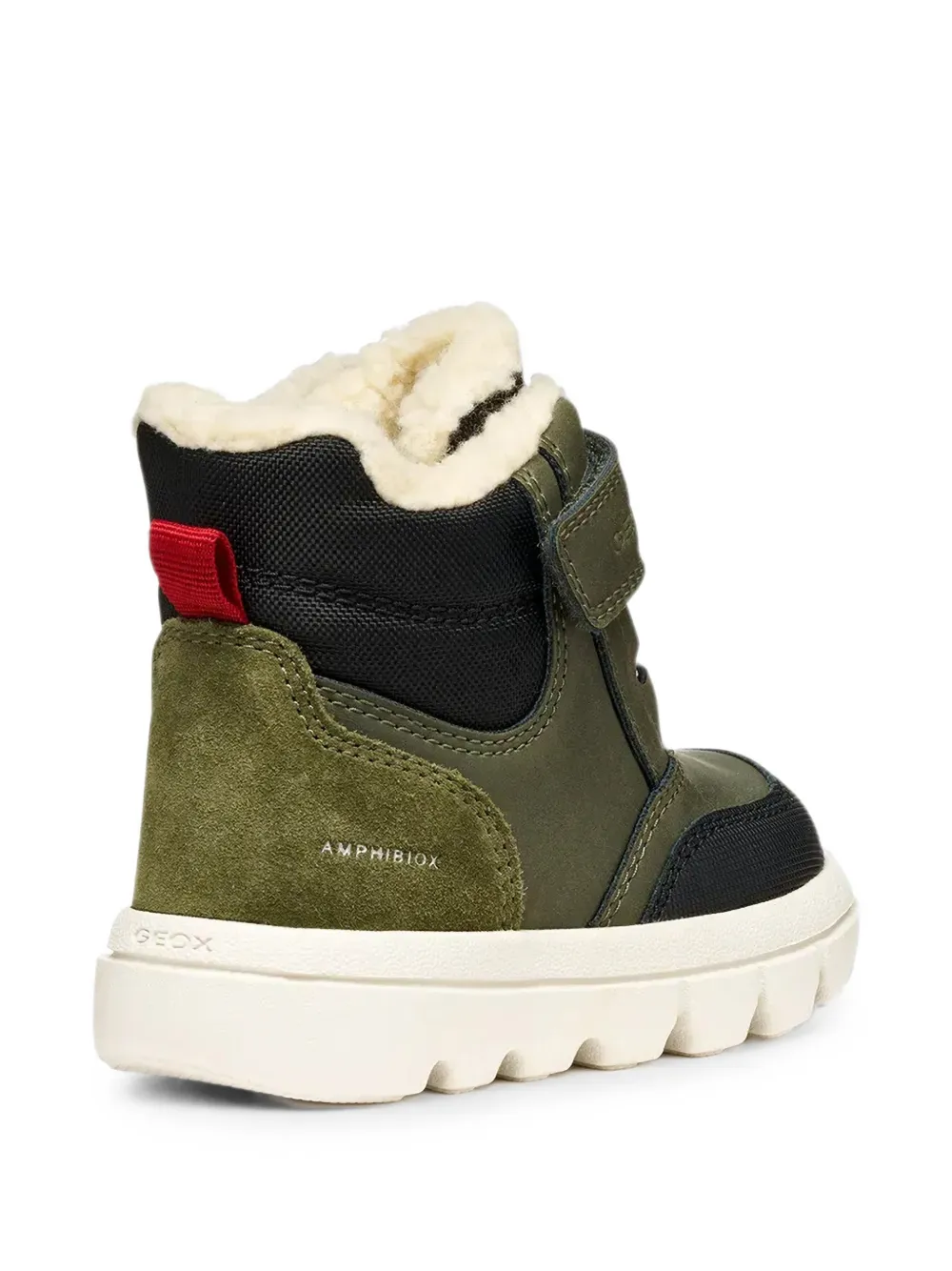Geox Kids Willaboom laarzen met klittenband Groen