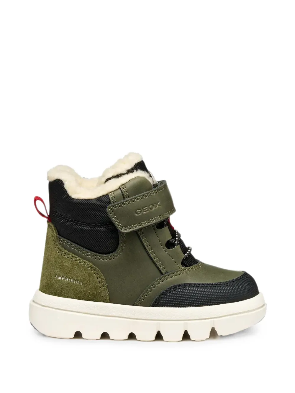 Geox Kids Willaboom laarzen met klittenband Groen