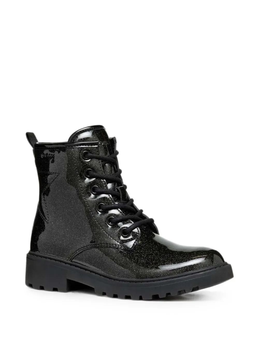 Geox Kids Casey combat boots Zwart