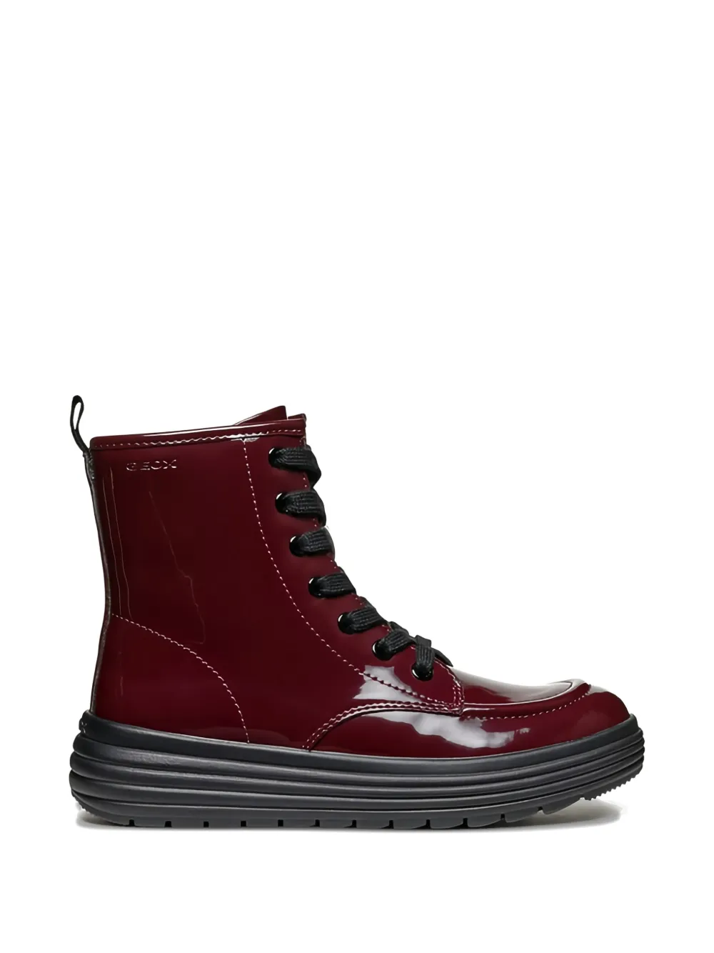 Geox Kids lace-up fastening boots Rood