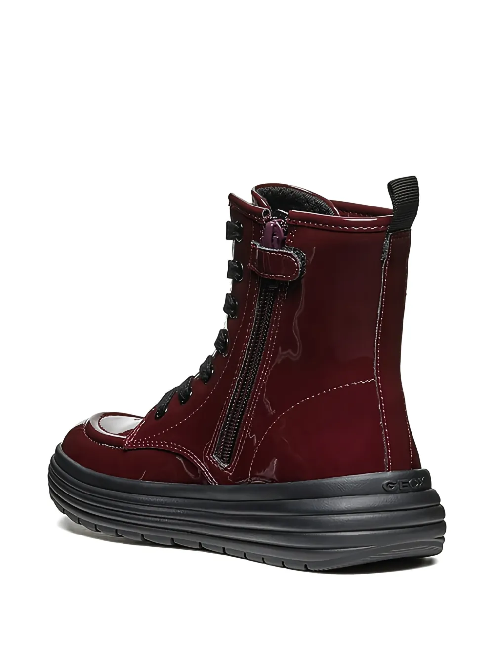 Geox Kids lace-up fastening boots Rood