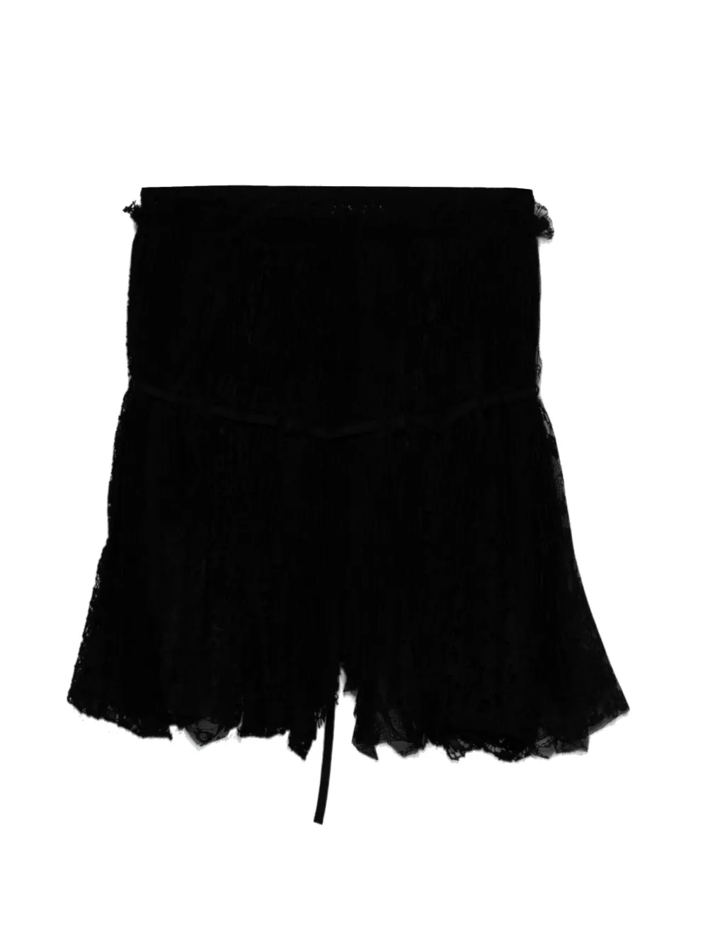 JW Anderson Mini-rok met kanten vlakken Zwart