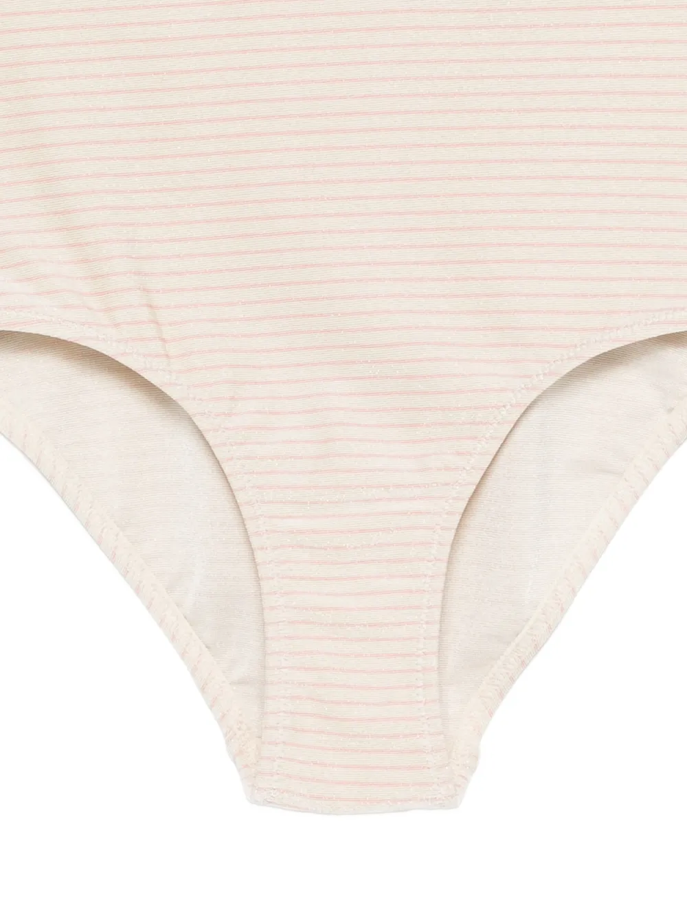  Konges Sløjd Jade Cherry Striped Swimsuit - Neutrals 