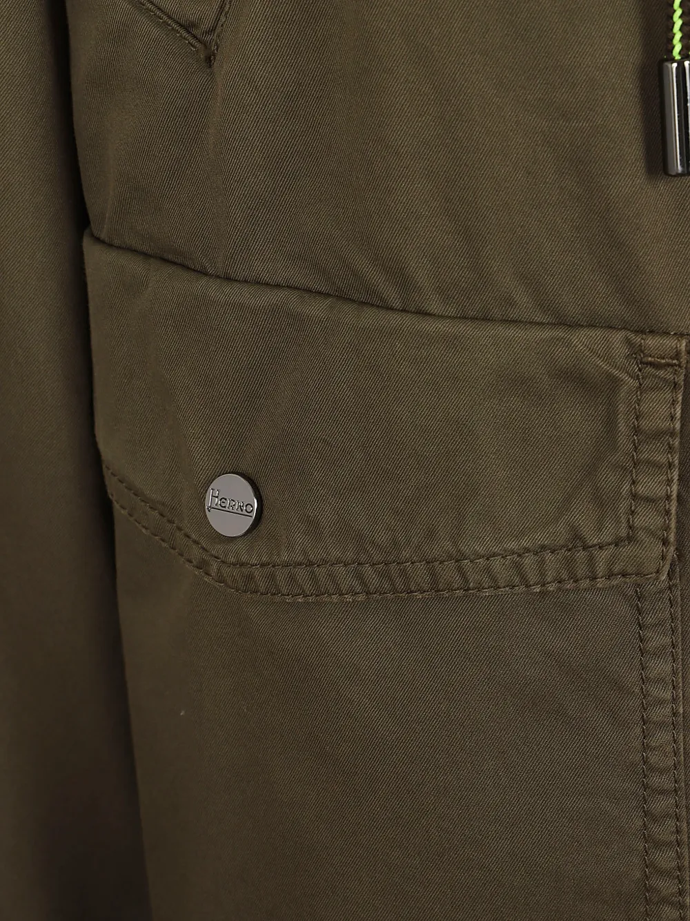 Herno Jack met capuchon Groen