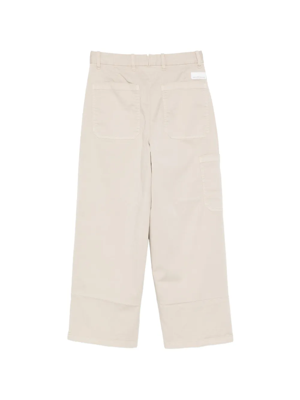 Nine In The Morning Broek met opgestikte zak Beige