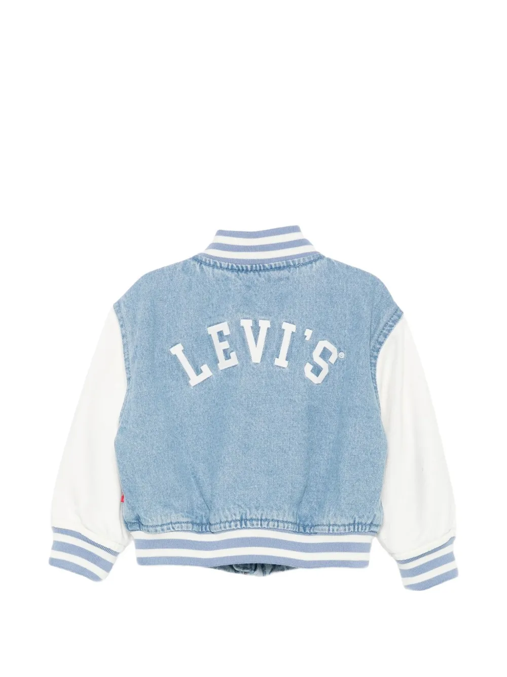 Levi's Kids Bomberjack met geborduurd logo Blauw