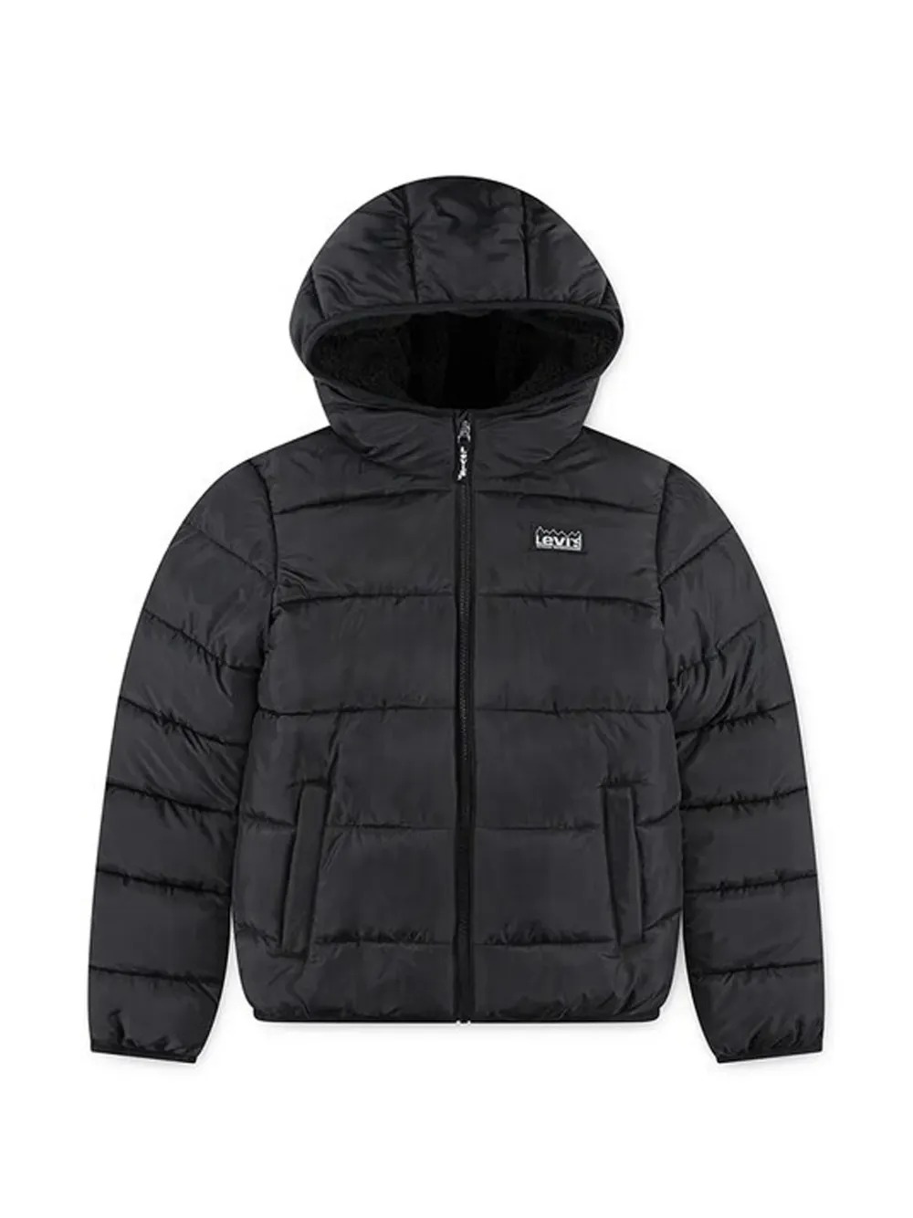 Levi's Kids hooded logo jacket - Nero