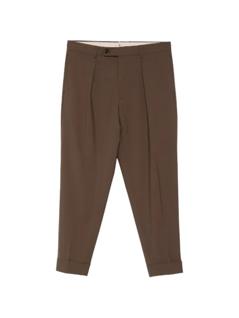 Berwich Chiaia pleated cuffed trousers