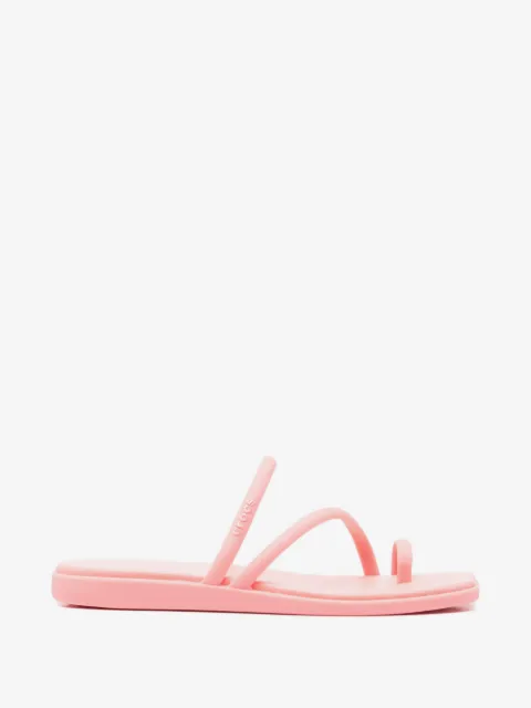 Crocs صندل 'ميامي' بنعل مسطح وبسير ومقدمة مفتوحة
