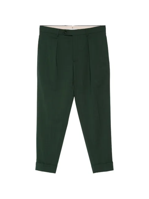 Berwich Chiaia cuffed pleated trousers