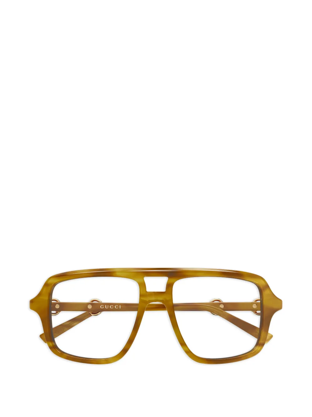 Gucci Eyewear GG2052S Horsebit glasses - Marrone
