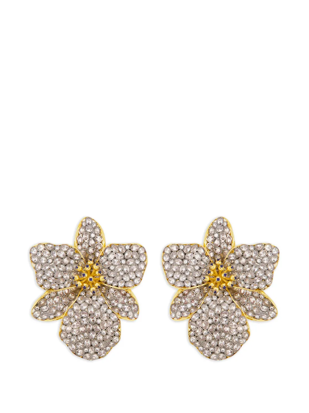 Begüm Khan Orecchini Singapore Orchids - Oro