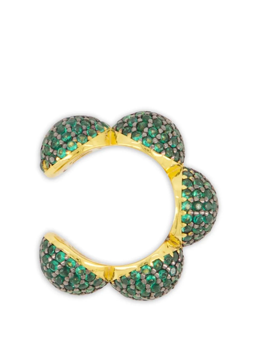  Begüm Khan Maharani Zirconia Ear Cuff - Gold 
