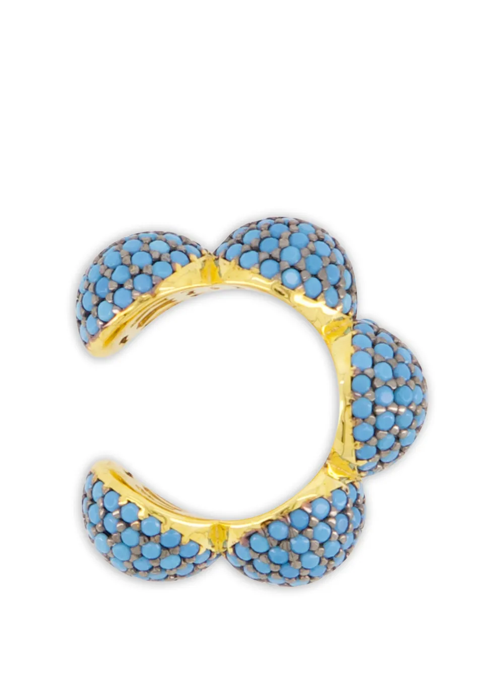  Begüm Khan Maharani Zirconia Ear Cuff - Gold 