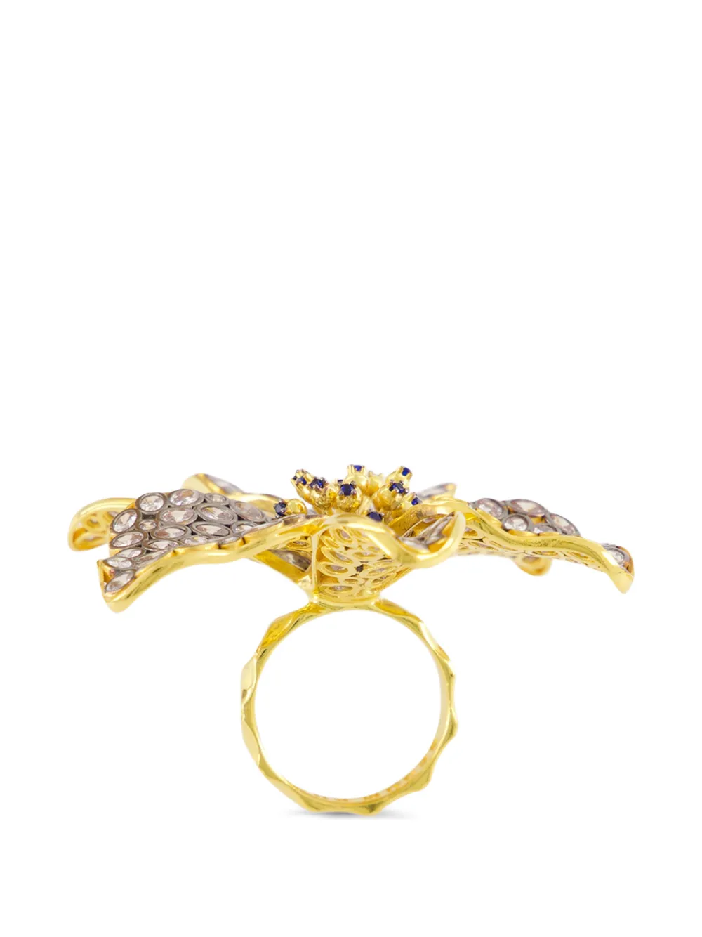  Begüm Khan Zirconia Orchid Ring - Gold 