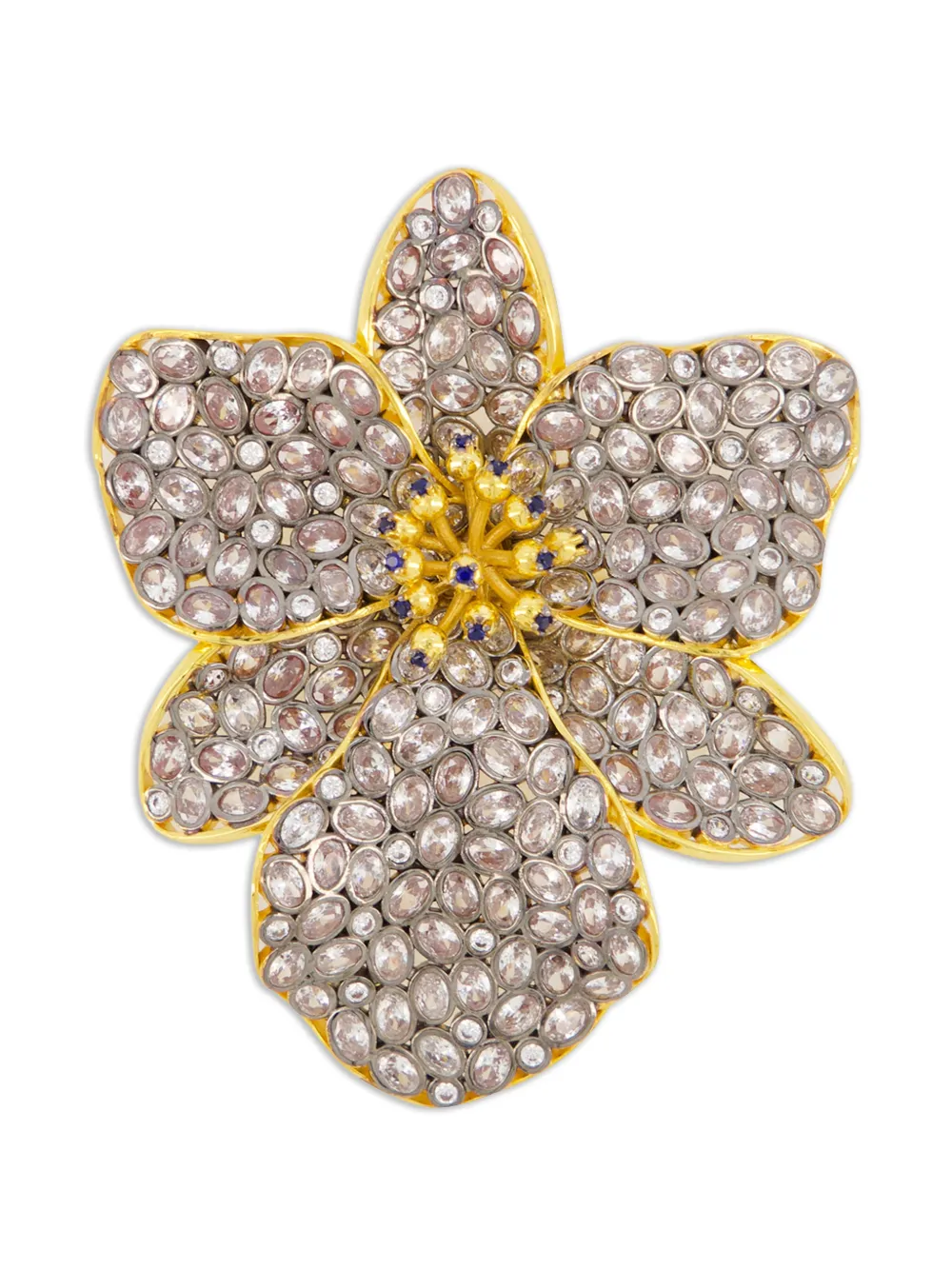 Begüm Khan Anello con zircone - Oro