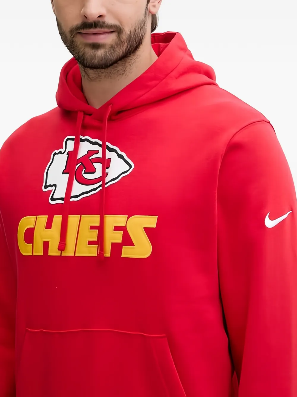Nike Hoodie met logo Rood